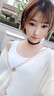 棲紀 吊帶背心女春夏新款內(nèi)搭美背外穿無袖打底短款緊身上衣 白色【u領(lǐng) 短款】 XL 建議(108-120斤) 曬單實拍圖