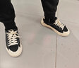 FILA FUSION斐樂(lè )男女鞋潮流板鞋POP時(shí)尚帆布鞋百搭休閑鞋七夕禮物 【男】黑-BBK 42 曬單實(shí)拍圖