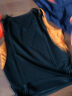 力为（Leevy）跑步背心男 马拉松训练速干健身运动服 薄透气篮球服 无袖宽肩t恤 黑+橙 XL 实拍图