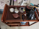 金灶（KAMJOVE） 多功能组合式木雕移动茶车茶盘 整套茶具套装智能电茶炉 KW-6000配套泡茶壶K9黑色版 1个 实拍图