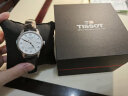 天梭（TISSOT）【官方授权店】 瑞士手表 力洛克系列1853时尚商务全自动机械男表 白盘黑色皮带T006.407.16.033.00 实拍图