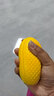 握力器康復球訓練器老人手捏鍛煉器材手指力量握力圈手部分指按摩 黃橢圓握力球 曬單實(shí)拍圖