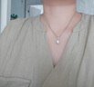 瓊瑞閣925銀珍珠項鏈年輕款 氣質(zhì)輕奢鎖骨鏈吊墜送媽媽生日禮物 【925銀】10mm項鏈【貝珠】 曬單實(shí)拍圖