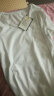 幻黛短袖t恤女夏季女装棉白色打底衫品牌纯色女士短袖新款印花白t恤女 A01白色款-V型领 L【建议100-110斤】 实拍图