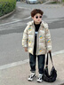 G.DUCK KIDS小黃鴨童裝男童羽絨服中長款加厚兒童外套冬季白鴨絨男寶寶面包服 杏色 90碼建議80-90cm1歲半-2歲cm 曬單實拍圖