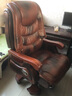 紐麥 真皮老板椅 可躺按摩牛皮電腦椅商務(wù)總裁大班椅子家用辦公座椅 精選牛皮+擱腳【太陽(yáng)花】 木腳   固定扶手 曬單實(shí)拍圖