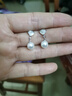 卓麥 高級感氣質扇子貝殼珍珠耳釘S925銀小仙女耳環(huán)女耳飾2022新款潮送女友生日禮物禮物 貝殼珍珠耳釘白金色 曬單實拍圖