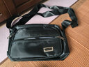 途尊 做生意包男女通用收錢(qián)包帆布收費包收銀單肩斜挎包牛津布生意包 小號黑色 曬單實(shí)拍圖