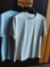 ZINGCHEN【抗皺彈力液氨棉】ZINGCHEN男士T恤短袖圓領 絲光棉冰絲白色tee 米色，現貨 XL 曬單實拍圖