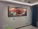 伯莎丹頓（BERTHA DENTON） 蘇繡鴻運當頭客廳沙發(fā)背景墻山水風(fēng)景裝飾畫(huà)辦公室手工刺繡掛畫(huà) 鴻運當頭款二 110*250CM 曬單實(shí)拍圖
