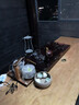 艾瑩嘉 黑檀木茶盤(pán)整塊實(shí)木原木茶臺(tái)雕刻手工精雕家用大氣功夫泡茶托盤(pán) 65*35*6 曬單實(shí)拍圖