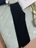 MULONG PRO男士休閑九分褲夏季透氣水洗褲純棉修身高彈力直筒新款9分小腳褲 黑色 九分褲 （夏季薄款） 28 曬單實(shí)拍圖