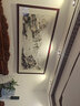 皖西秘境聚寶盆山水掛畫(huà)老板辦公室靠山圖流水生財墻壁山水畫(huà)客廳裝飾畫(huà) 08-旭日東升聚寶盆 (有機玻璃)實(shí)木畫(huà)框+210*90cm 曬單實(shí)拍圖