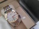 勞士頓品牌手表男全自動(dòng)機械表男士手表雙日歷男表情侶手表一對防水女表 2168L間金白面女表 曬單實(shí)拍圖