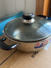 宏利不銹鋼火鍋大容量帶可視蓋打邊爐鍋熬湯鍋兩用多用鍋具涮涮鍋 電磁爐多用鍋 22cm 曬單實(shí)拍圖