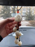 齊選蓮花汽車(chē)掛件車(chē)內高檔掛飾精美天然菩提后視鏡吊墜男女平安吊飾品 菩提蓮花-竹節款 曬單實(shí)拍圖