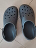 crocs卡駱馳檀健次同款經(jīng)典洞洞鞋男沙灘鞋戶(hù)外沙灘包頭拖鞋女鞋10001 石板灰0DA 39 -40 250mm 曬單實(shí)拍圖