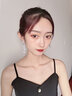 Martine Wester英國珠寶耳環(huán)女長流蘇高貴輕奢水晶珍珠耳飾時尚飾品生日禮物 白色珍珠水晶款 曬單實拍圖