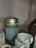 乾唐軒【官方授權(quán)店】乾唐軒活瓷杯小富貴單層隨身杯水杯杯子茶杯陶瓷杯 綠色 （禮盒包裝 帶杯套杯刷） 曬單實拍圖