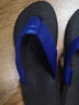 益克拖鞋人字拖男防滑耐磨輕便情侶款沙灘鞋夾趾涼拖鞋 黑藍 41 曬單實(shí)拍圖