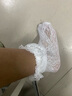 咪小主 絲襪女白色蕾絲襪子女jk中筒襪春夏季小腿襪花邊日系lolita2雙裝 【鏤空愛(ài)心】+【鏤空花邊】白色 【一襪兩穿】可短筒/中筒 曬單實(shí)拍圖