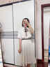 拉夏貝爾（La Chapelle）連衣裙女裝2025年秋冬季新款韓版寬松時尚小個子打底裙子女夏 杏色夏款 M 曬單實拍圖
