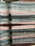 诺罗 窗帘遮光北欧简约网红公主风客厅卧室飘窗短帘 粉灰镂空普通挂钩 宽1.5米*高2米/1片 实拍图