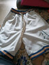 棉致運動(dòng)短褲女夏季外穿顯瘦休閑五分褲女士bf風(fēng)寬松韓版大褲衩沙灘褲 511米白色 XXS 40斤 曬單實(shí)拍圖
