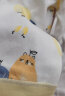 aqpa【8色可选】婴儿内衣套装纯棉衣服秋冬男女宝宝睡衣儿童秋衣秋裤 白底梨猫 100cm 实拍图