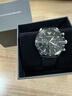 安普里奧·阿瑪尼（Emporio Armani）手表男士三眼多功能皮帶腕表黑武士石英表七夕情人節禮物送男友 AR11243（黑盤(pán)皮帶明星同款） 曬單實(shí)拍圖