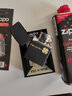 ZIPPO芝寶打火機 zp236黑裂漆防風(fēng)男士火機 之寶老式煤油火機 幸運四葉草【油+火石+提袋】 曬單實(shí)拍圖
