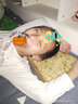 琢美玉石夏涼枕岫巖玉砂透氣透汗枕夏涼降溫透氣頸椎睡眠枕頭岫玉 曬單實(shí)拍圖