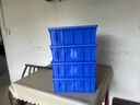 塑料周轉箱配件零件盒物料儲物五金收納工具盒 5號藍色 外:340*270*130mm帶蓋 曬單實(shí)拍圖