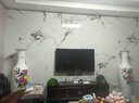 垚罄 景德鎮(zhèn)陶瓷器紅色大花瓶落地客廳擺件電視柜花瓶 白款 富貴牡丹 1.4米單個 配底座 曬單實拍圖