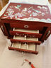 錦貝傳說(shuō) 螺鈿漆器木質(zhì)珠寶首飾盒多層收納項鏈手鐲盒結婚訂婚生日禮物 夜鶯與花翻蓋首飾盒 曬單實(shí)拍圖