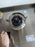 櫻花帝王煤氣灶雙灶具嵌入式家用猛火燃?xì)庠钐烊粴獯蠡鹆σ夯瘹夤扪b臺式爐 【天然氣】加強(qiáng)不銹鋼+右爐增壓猛火 聚攏直噴 曬單實拍圖