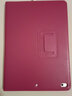亖燚 蘋(píng)果2021ipad保護套10.2皮套輕薄第九代全包8防摔9.7英寸air1支架mini6外殼 玫紅色（保護套+鋼化膜） air1/2-iPad5/6（9.7寸） 曬單實(shí)拍圖