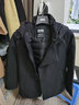 波司登（BOSIDENG）風(fēng)衣羽絨服男款中長(cháng)款加厚新國標90絨商場(chǎng)同款修身連帽保暖外套 黑色8056 M 175/92A 曬單實(shí)拍圖