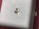 阿梵尼18K金珍珠耳釘女彩金耳飾送愛(ài)人閨蜜送媽媽生日禮物含膠耳壁 18K金淡水珍珠耳釘6-7mm 曬單實(shí)拍圖