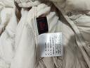 雅鹿兒童冬季校服羽絨內膽男童女童大童寶寶初中學(xué)生輕薄羽絨服親子裝 米白色 170cm 曬單實(shí)拍圖