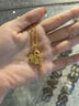 中國黃金（CHINA GOLD）黃金項鏈女款足金天鵝吊墜時(shí)尚素鏈情人節實(shí)用生日禮物送女友老婆 足金吊墜【贈銀鏈】約4.6g 曬單實(shí)拍圖
