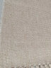 锦品 日式棉麻编织地毯客厅卧室床边毯薄款野餐毯可机洗玄关门口定制 麻色黄 60x90cm 实拍图