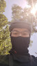 西騎者（WestBiking）冰絲面巾男女騎行防曬面罩摩托車(chē)圍脖防風(fēng)春夏季頭套  升級抽繩款—黑色 曬單實(shí)拍圖