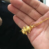 花草蒙拾 黃金吊墜999足金天使寶寶吊墜女款項(xiàng)鏈3D硬金福星寶寶掛墜小天使 天使寶寶約2.3g 搭配足金999鏈 曬單實(shí)拍圖