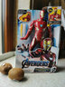 孩之寶（Hasbro） 漫威 復仇者聯(lián)盟4 電能英雄2.0系列 可發(fā)聲 兒童玩具 鋼鐵俠E4929特色人物 曬單實(shí)拍圖