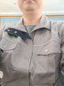 藍之旺 工作服定制長袖工廠服勞保服套裝男4S店焊工汽修工裝定制印logo A10滌棉套裝 2XL 曬單實拍圖