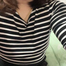 米度麗哺乳衣外出長(cháng)袖上衣春夏裝時(shí)尚產(chǎn)后喂奶衣秋裝打底衫哺乳T(mén)恤春夏 長(cháng)袖款-黑底白條 XL碼（建議130-160斤左右） 曬單實(shí)拍圖