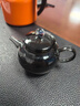 美斯尼 功夫茶壺玻璃泡茶壺 加厚耐熱墨色玻璃泡茶器功夫茶具 妙兮壺 200ml 曬單實(shí)拍圖
