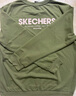 斯凱奇（Skechers）衛衣男女同款針織套頭圓領(lǐng)上衣戶(hù)外休閑服運動(dòng)衣服L323U123 鉻綠色/01MX S 曬單實(shí)拍圖