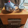 銀器時(shí)代 復(fù)古錘紋茶壺銀壺純銀999泡茶壺純手工一張打銀茶壺單壺銀茶具 大號(hào)240克+證書 370ml 曬單實(shí)拍圖
